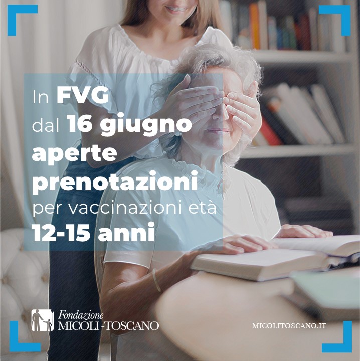 In FVG al via prenotazioni vaccinazione fascia 12-15 anni.